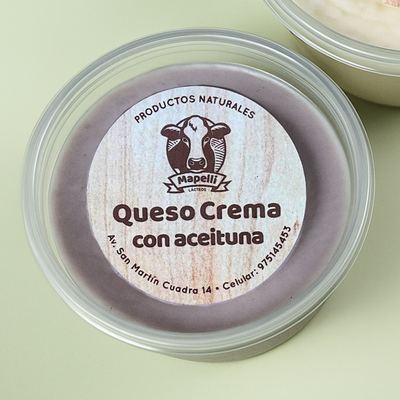 Queso Crema aceituna