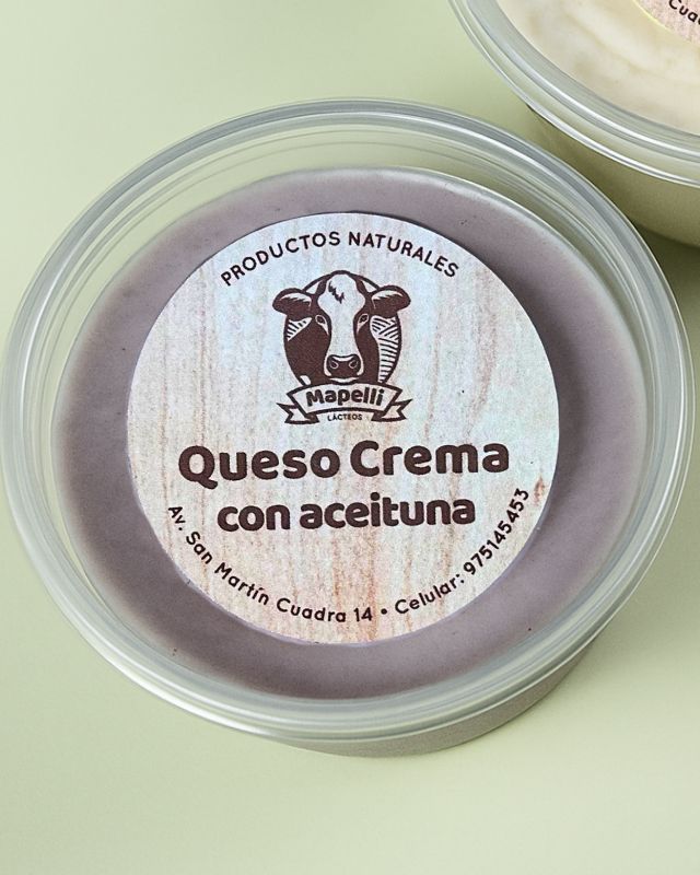 Queso Crema aceituna